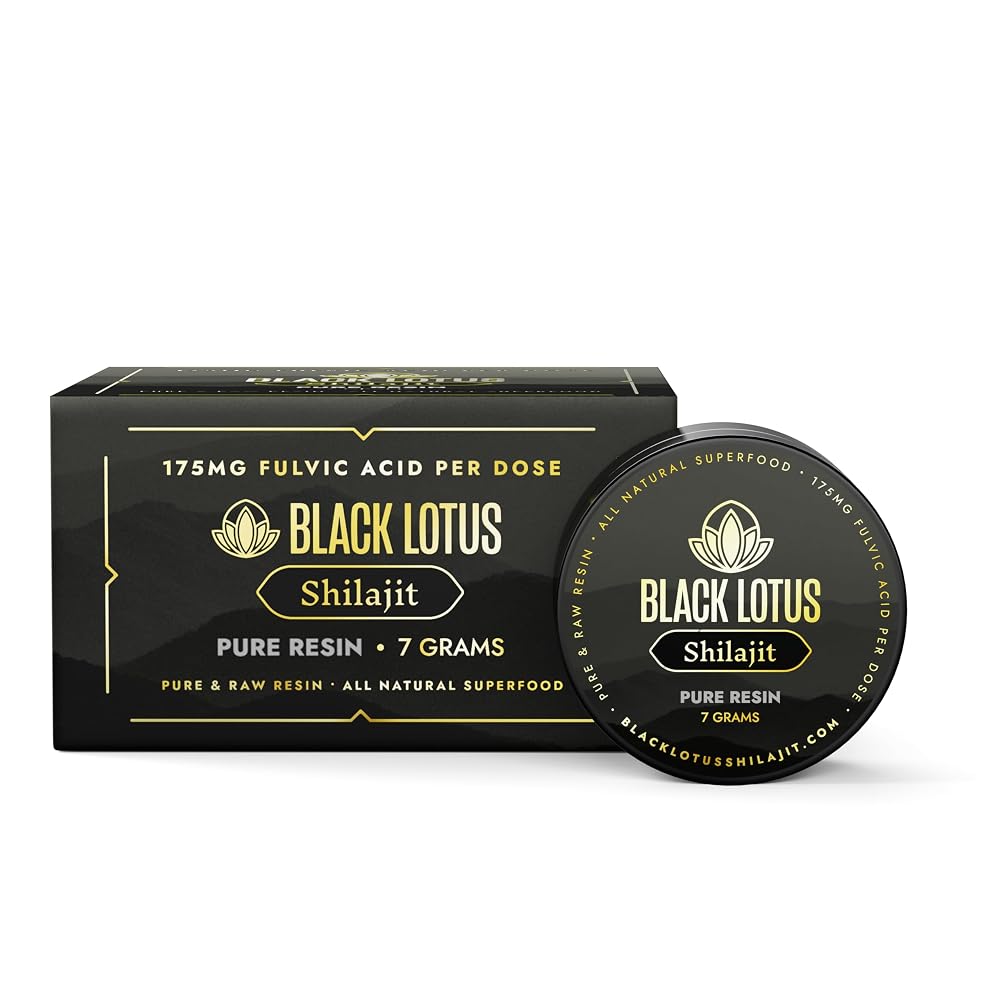 Black Lotus Pure Shilajit Resin for Energy & Focus - 10g
