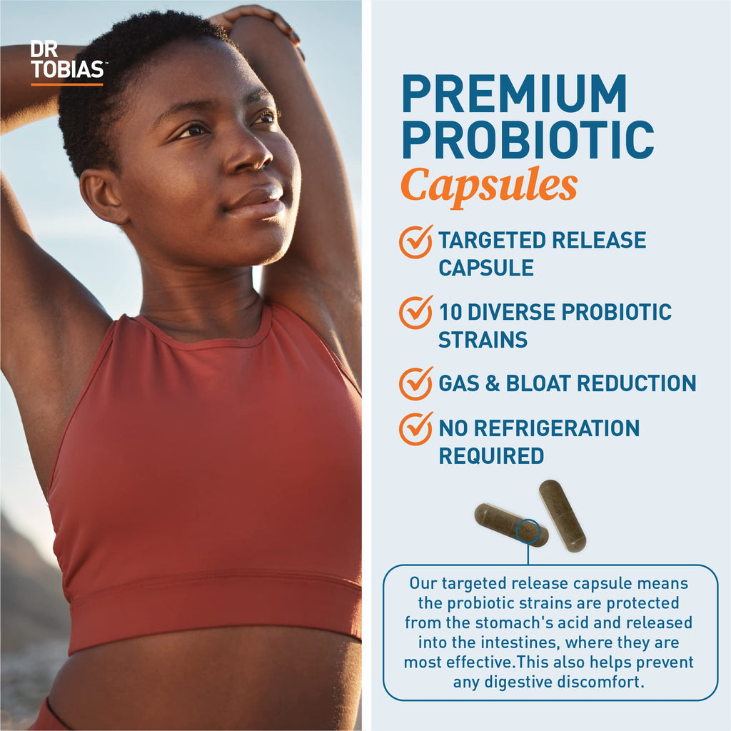 Dr. Tobias Probiotics 30 Billion CFU Gut Health Support - 30 Capsules - image 4