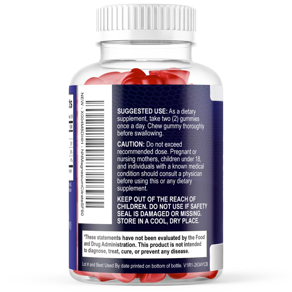 Nature's Nutrition Magnesium Citrate Gummies - 60 Gummies - image 8