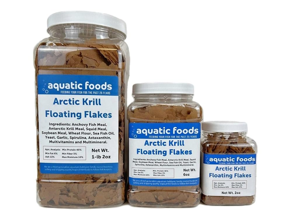 Aquatic Foods Inc. Arctic Krill Flakes which Contain Natural