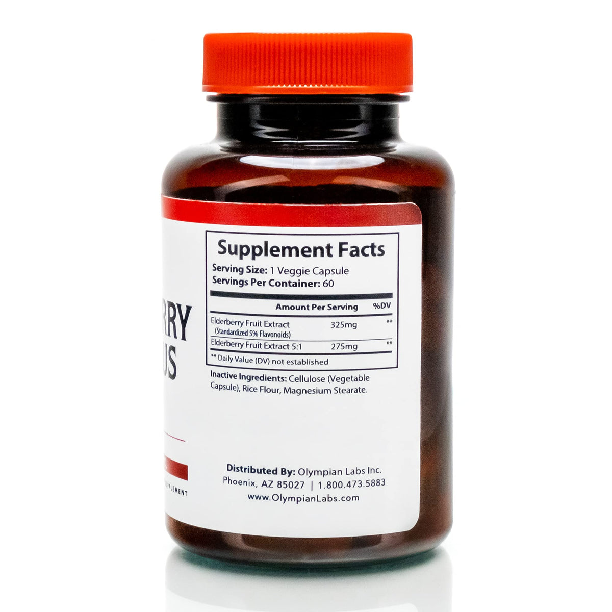 Olympian Labs Elderberry Fruit Plus Immune Support - 60 Capsules - image 3