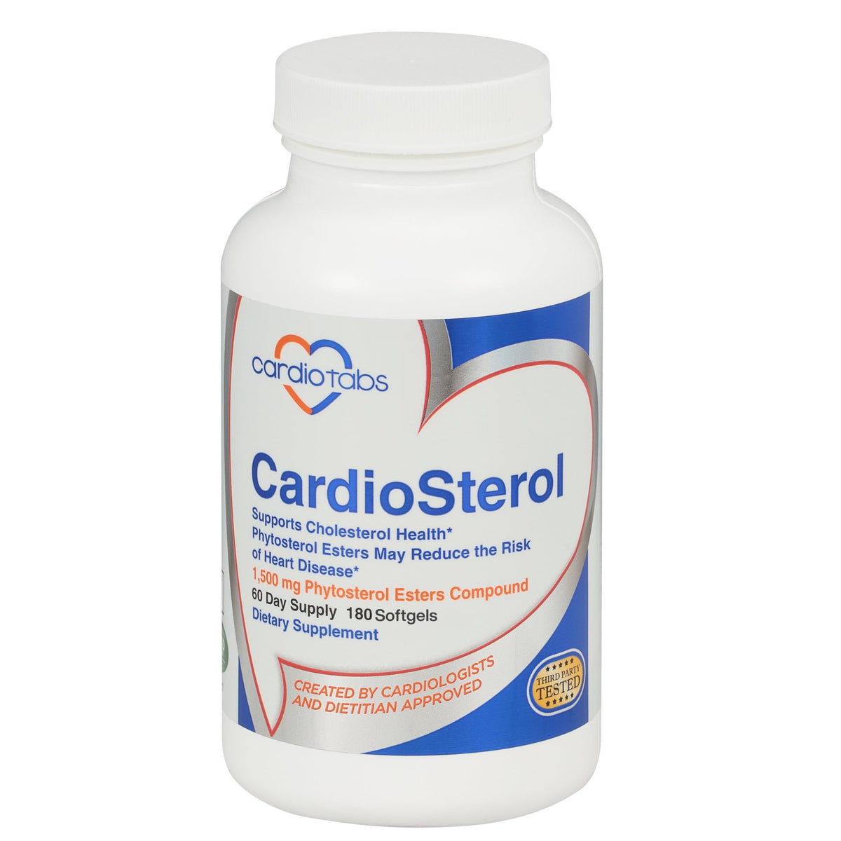 CardioTabs CardioSterol Plant Sterol Supplement - 180 Softgels