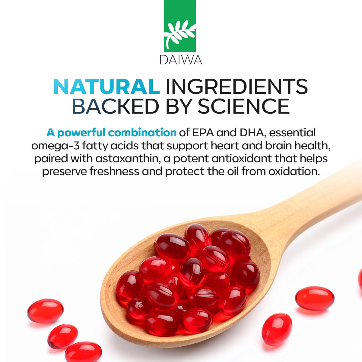 Daiwa Krill Oil 1000mg EPA DHA Omega 3 - 60 Softgels - image 8