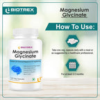 BIOTREX NUTRACEUTICALS Magnesium Glycinate - 120 Capsules - image 4