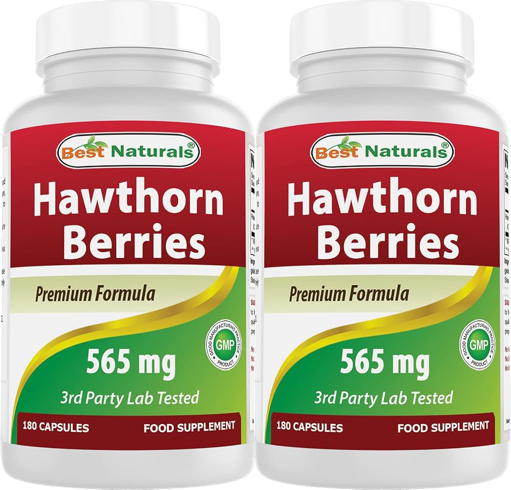 Best Naturals Hawthorn Berry 565 mg - 360 Capsules