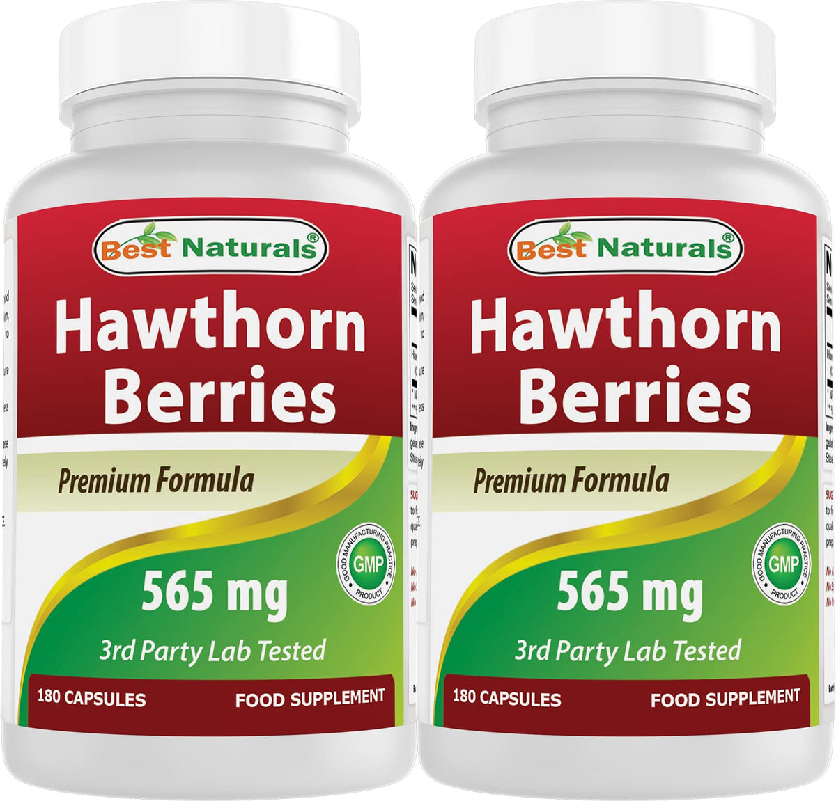 Best Naturals Hawthorn Berry 565 mg - 360 Capsules