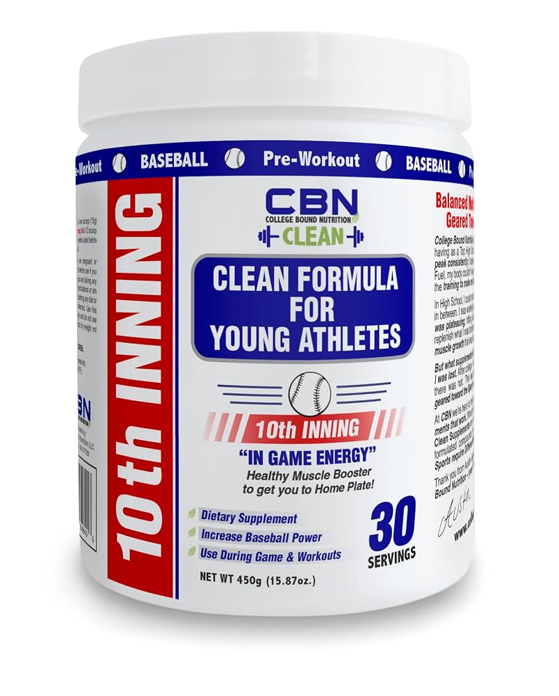 College Bound Nutrition 10th Inning Energy Powder - 30 Servings