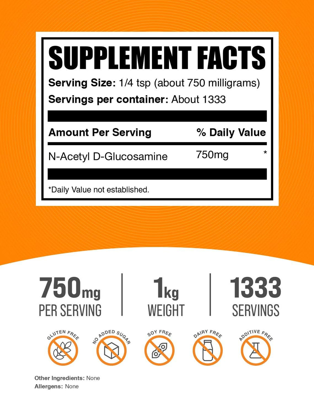 BulkSupplements.com N-Acetyl D-Glucosamine Powder