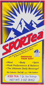 SPORTea Iced Natural Decaf Energy Drink Tea Bags - 7 Count