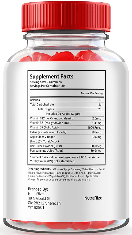 NutraRize Rapid Charge Keto + ACV Gummies - 120 Gummies - image 2
