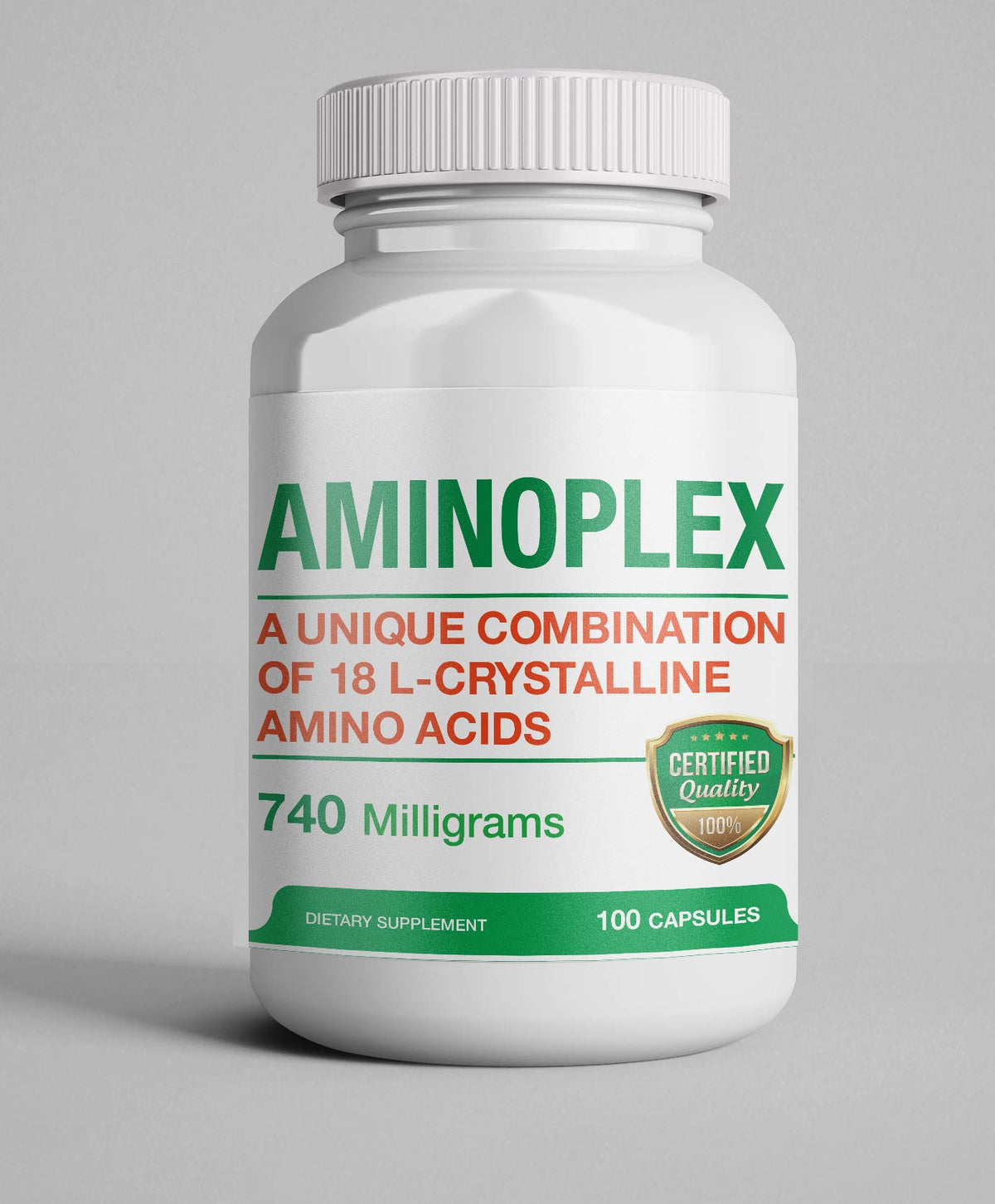 AminoVirox AMINOPLEX 740mg Amino Acid Blend - 100 Capsules - image 4