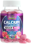 Nature's Nutrition Calcium Gummies - Sugar Free Calcium Gummy