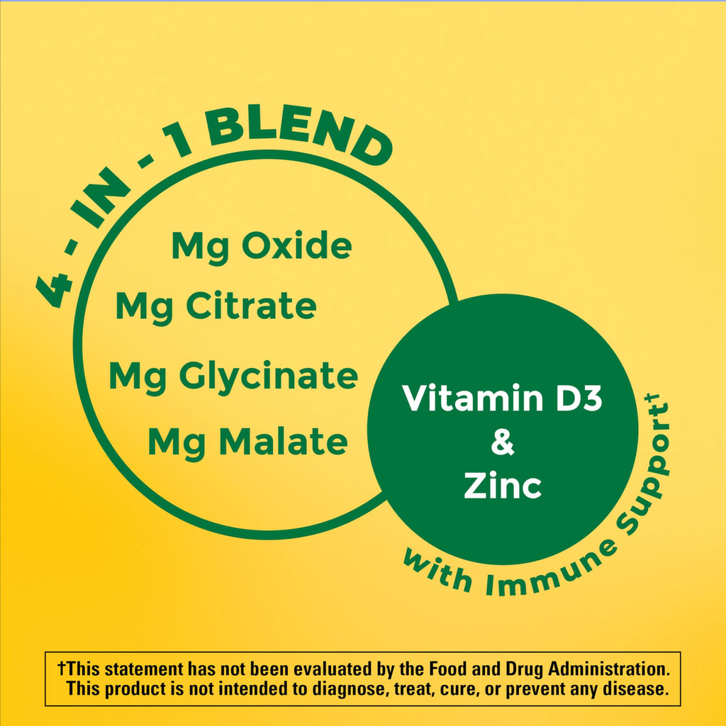 Nature Made Magnesium Complex with Vitamin D3 & Zinc - 60 Capsules - image 3