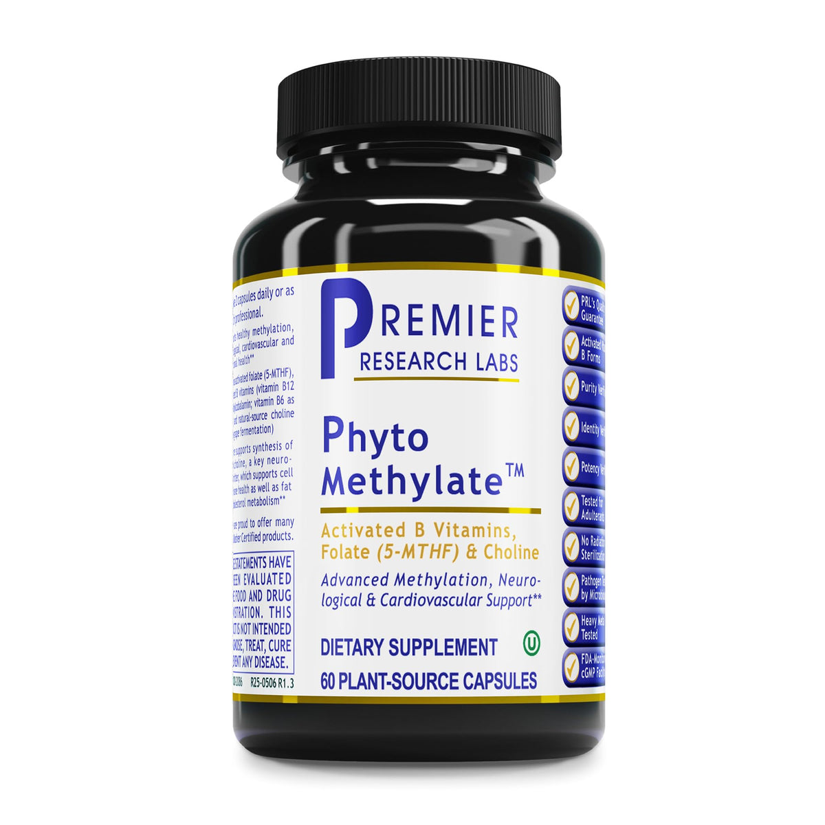 Premier Research Labs Phyto Methylate B-Complex - 60 Capsules