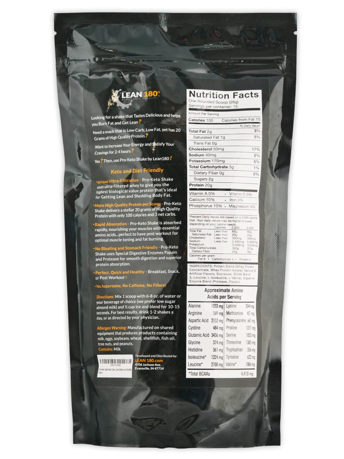 Lean 180 Pro Keto Protein Shake - Best Tasting