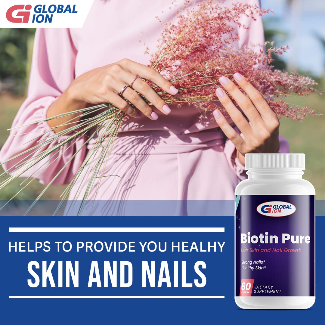 Global Ion Biotin Pure - 60 Capsules - image 3