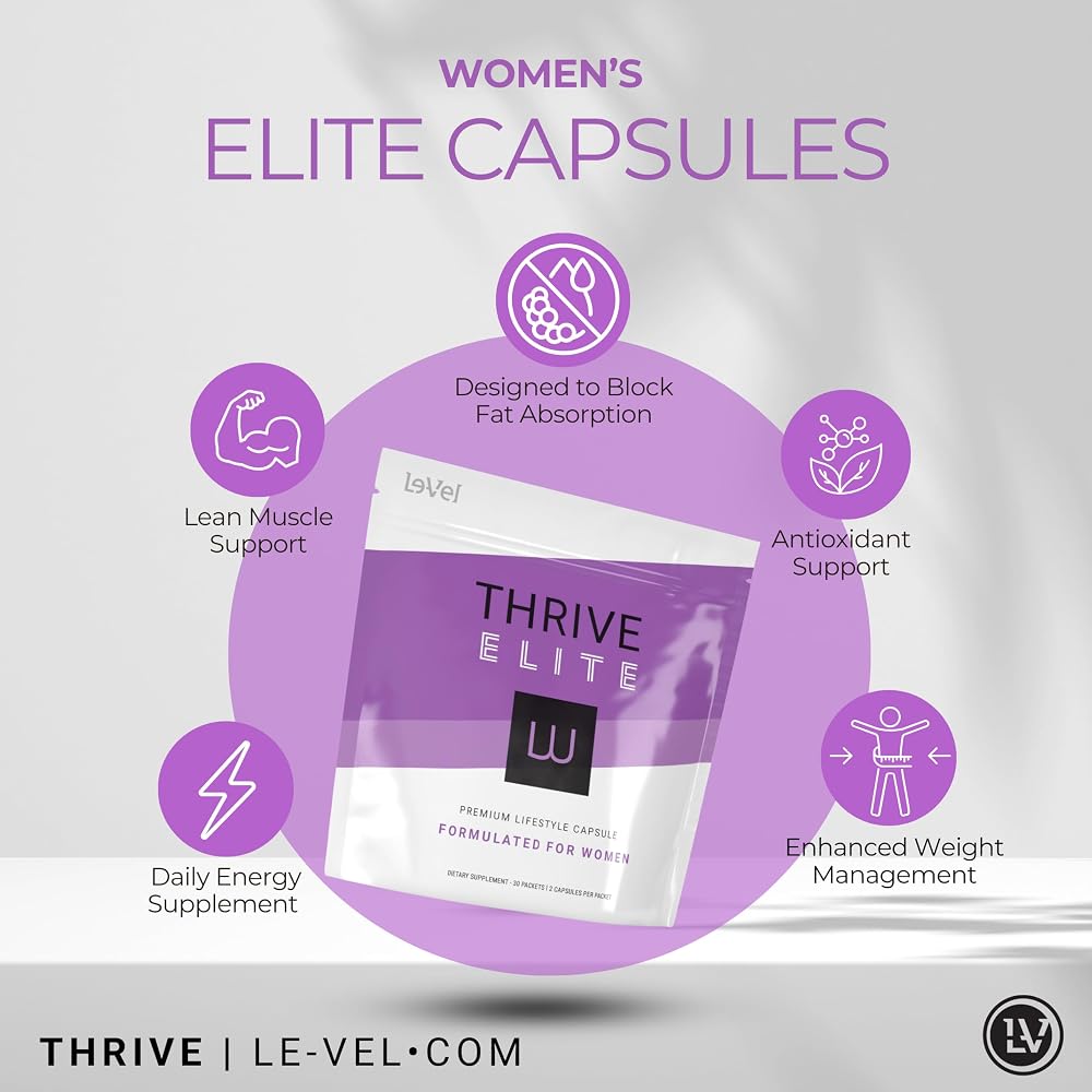 Le-Vel Thrive Elite Women's Vitamins & Minerals - 60 Capsules - image 4