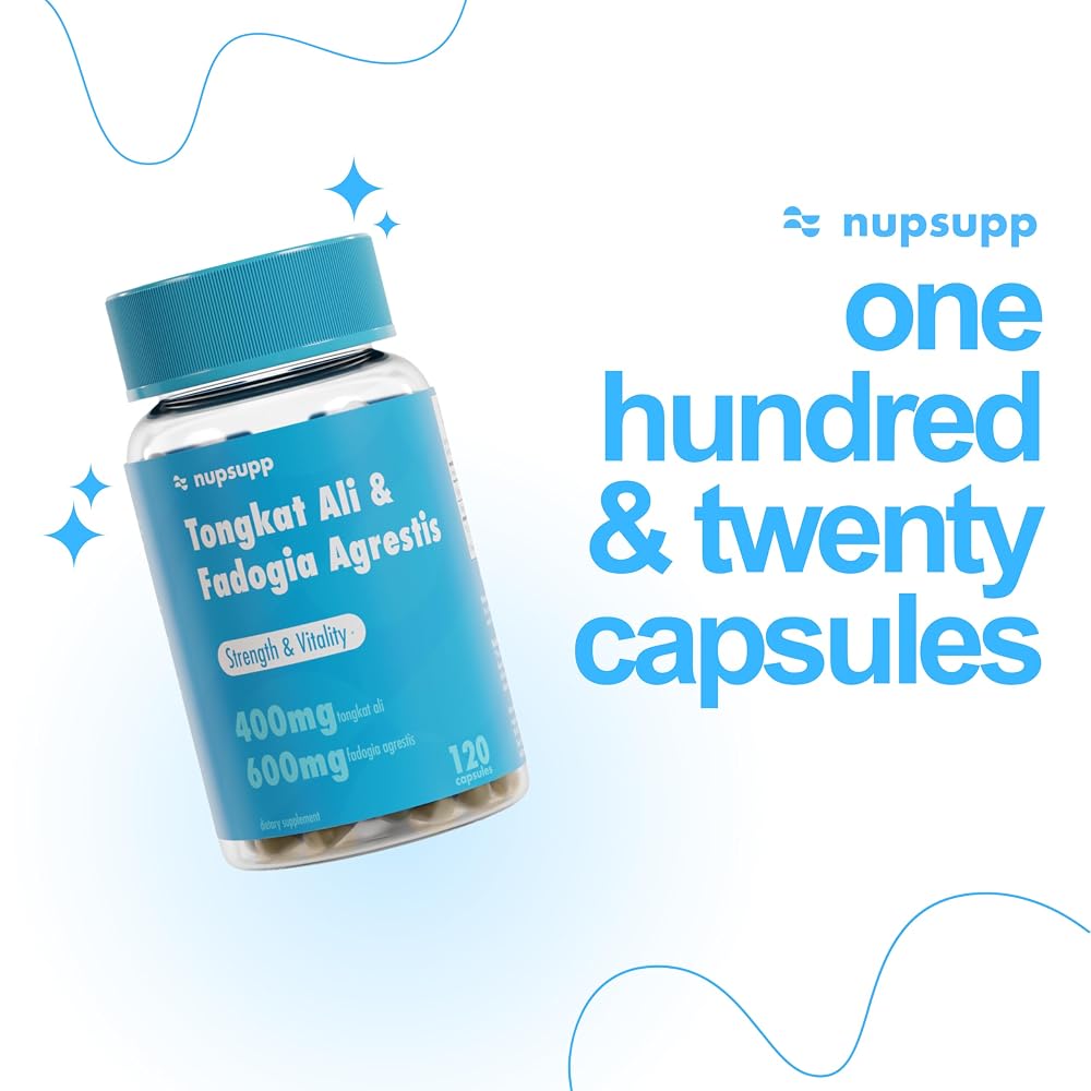nupsupp Tongkat Ali & Fadogia Agrestis Supplement - 120 Capsules - image 4