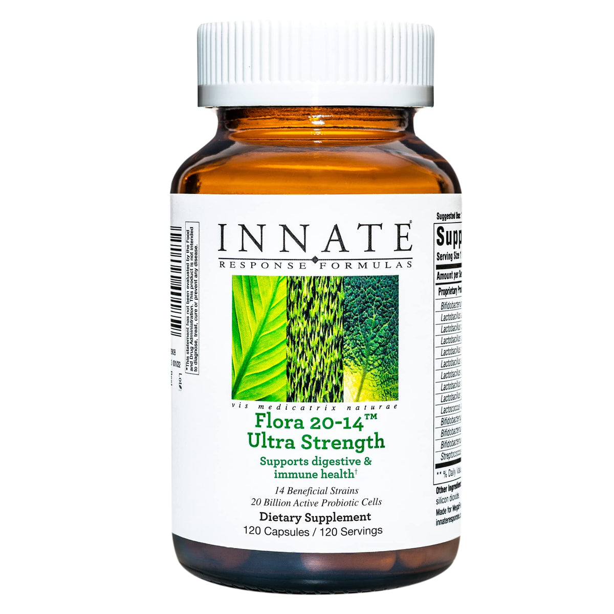 Innate Response Formulas Flora 20-14 Probiotic Ultra Strength - 120 Capsules