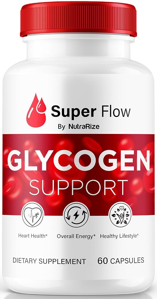 NutraRize Super Flow Glycogen Support Capsules - 60 Capsules