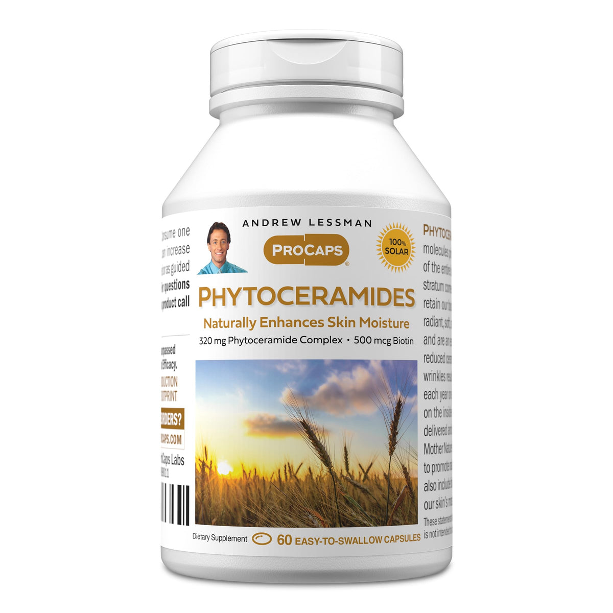 ANDREW LESSMAN Phytoceramides with Biotin Softgels - Skin’s Vital