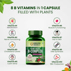 Generic Plant Based Vitamin B Complex with 100% RDA - 30 Capsules - image 2