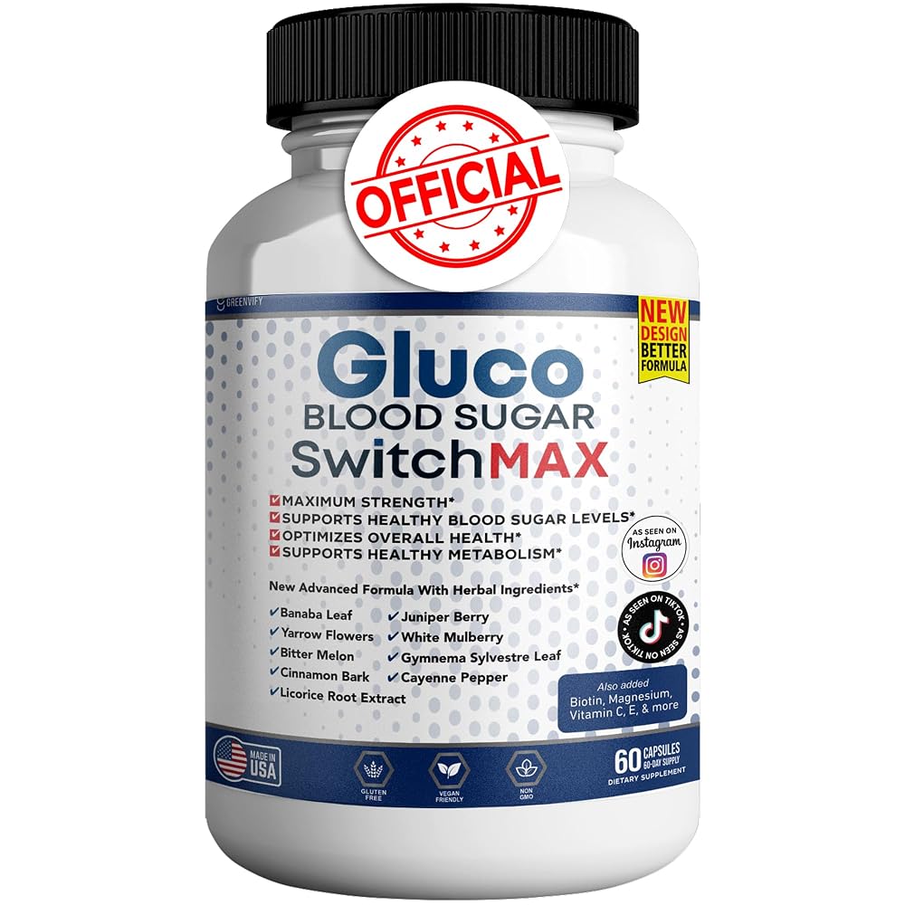 GREENVIFY Gluco Control Max All Natural Formula to Maintain Healthy