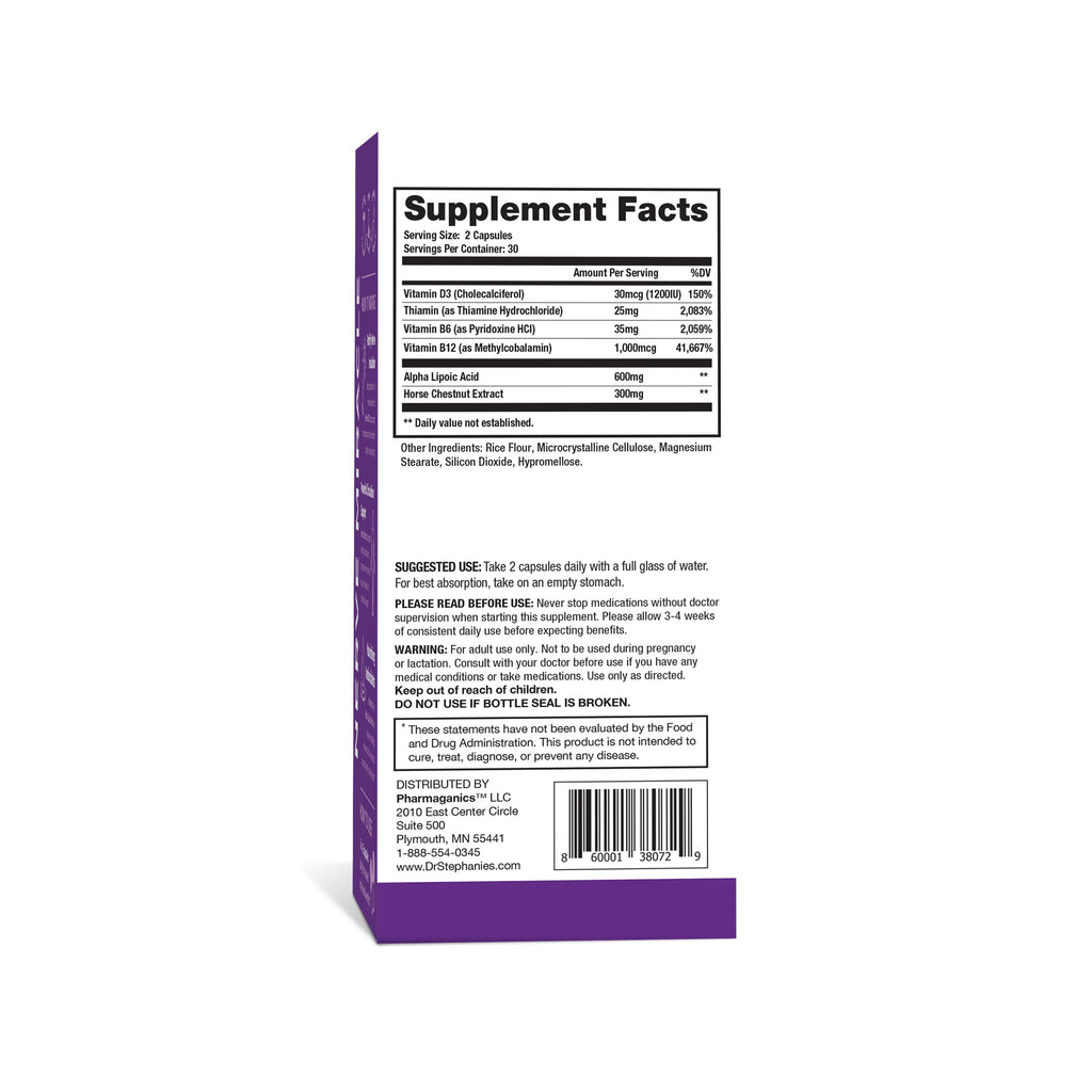 Pharmaganics Nerve Miracle Maximum Strength Supplement - 1 Count - image 4