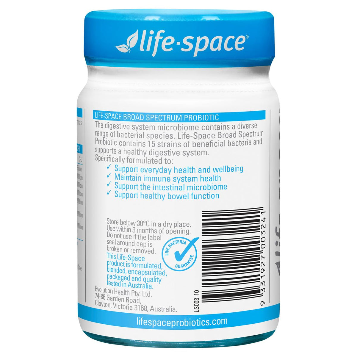Life-Space Broad Spectrum Probiotic - 60 Capsules - image 2