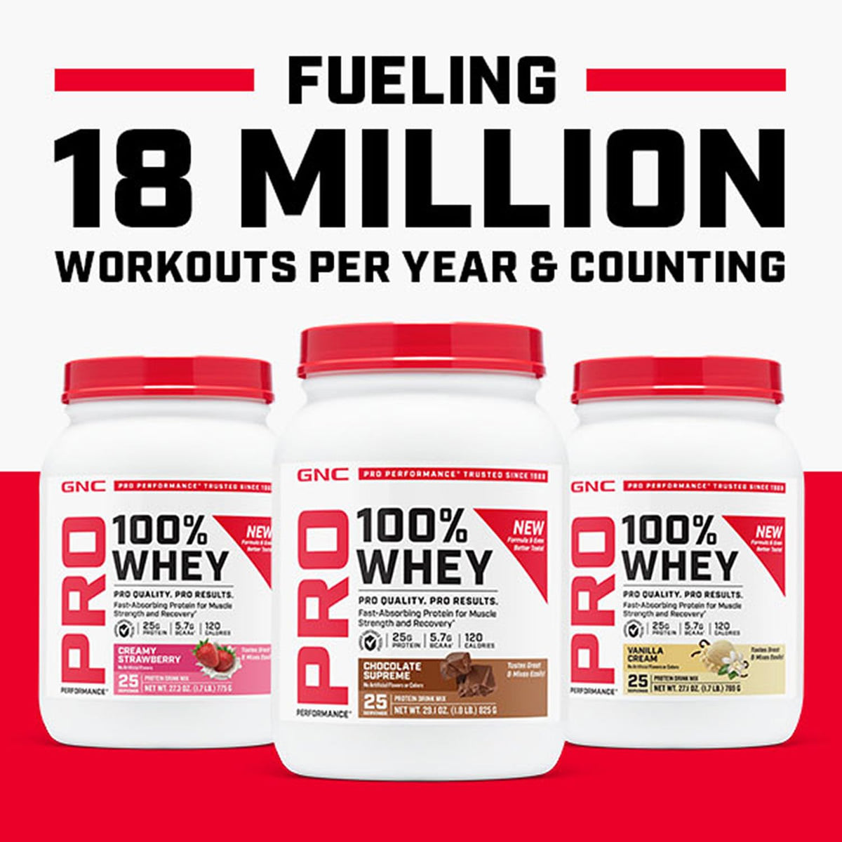 GNC Pro Performance 100% Whey Protein Powder Chocolate - 12 Servings - image 8
