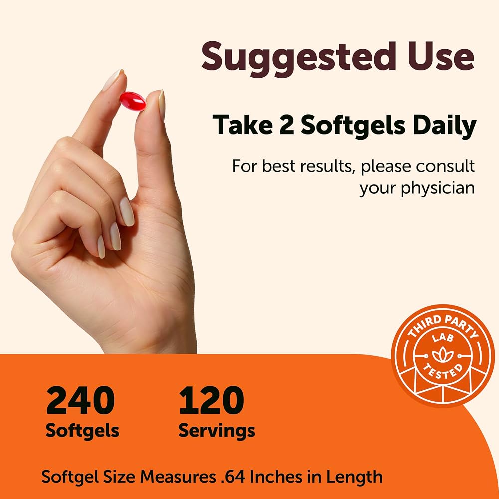 Micro Ingredients CoQ10 200mg - 240 Softgels - image 4