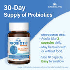 Sunshine & Rain Raw Probiotics for Women & Men