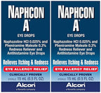 Naphcon A Naphcon-A Eye Drops Decongestant & Antihistamine - 2 x 15 mL