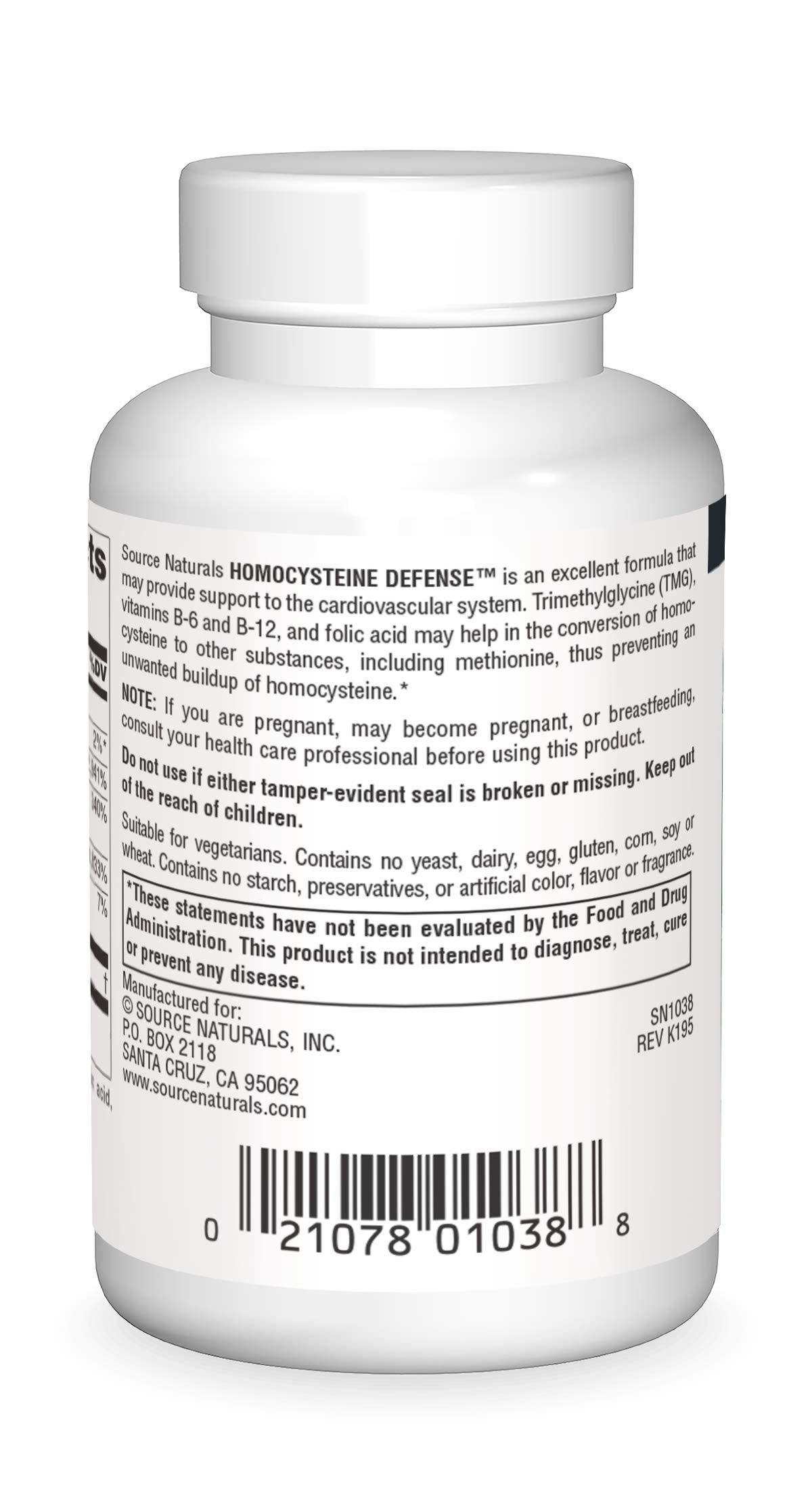 Source Naturals Homocysteine Defense - 60 Tablets - image 2