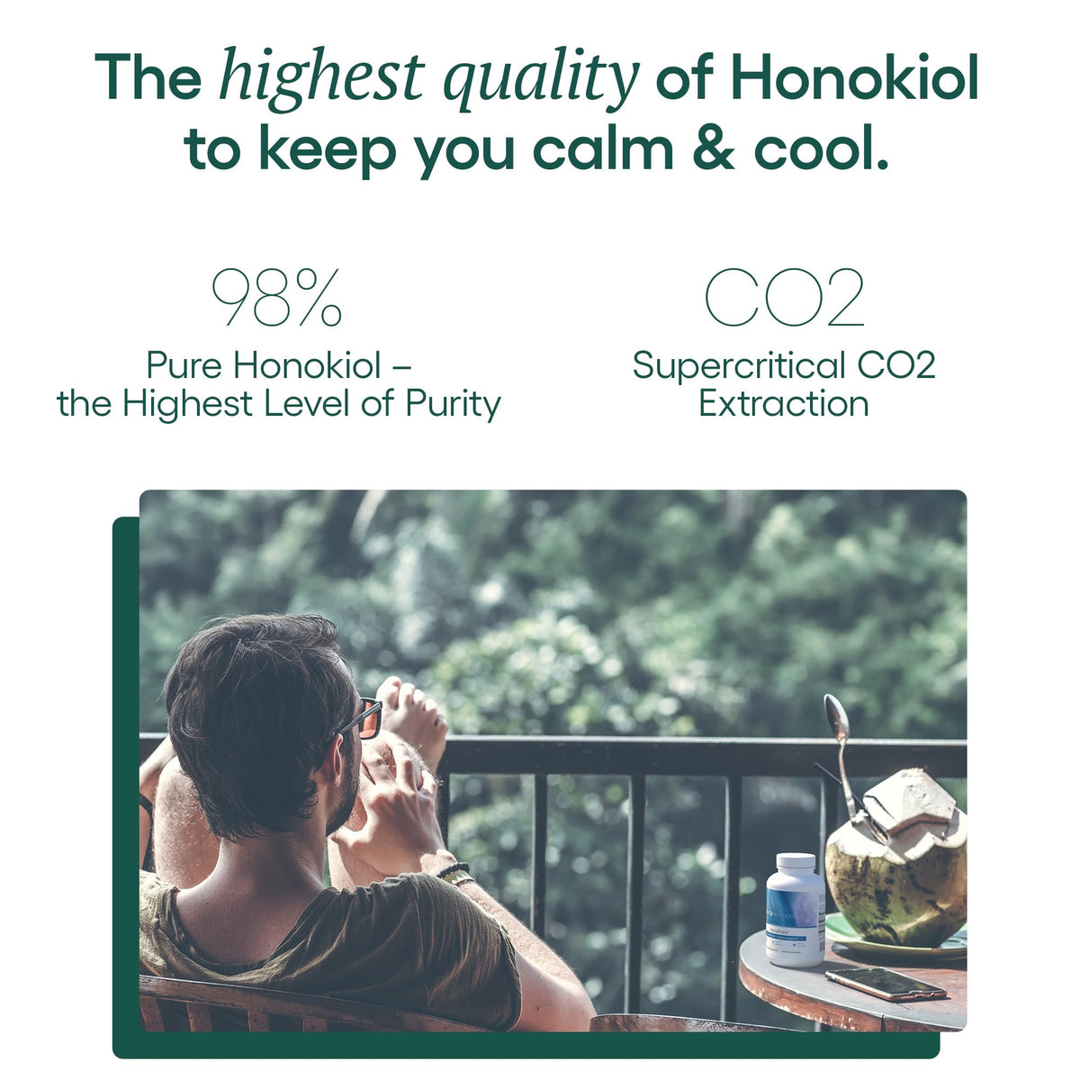 EcoNugenics HonoPure Magnolia Bark Extract - 98% Pure Honokiol