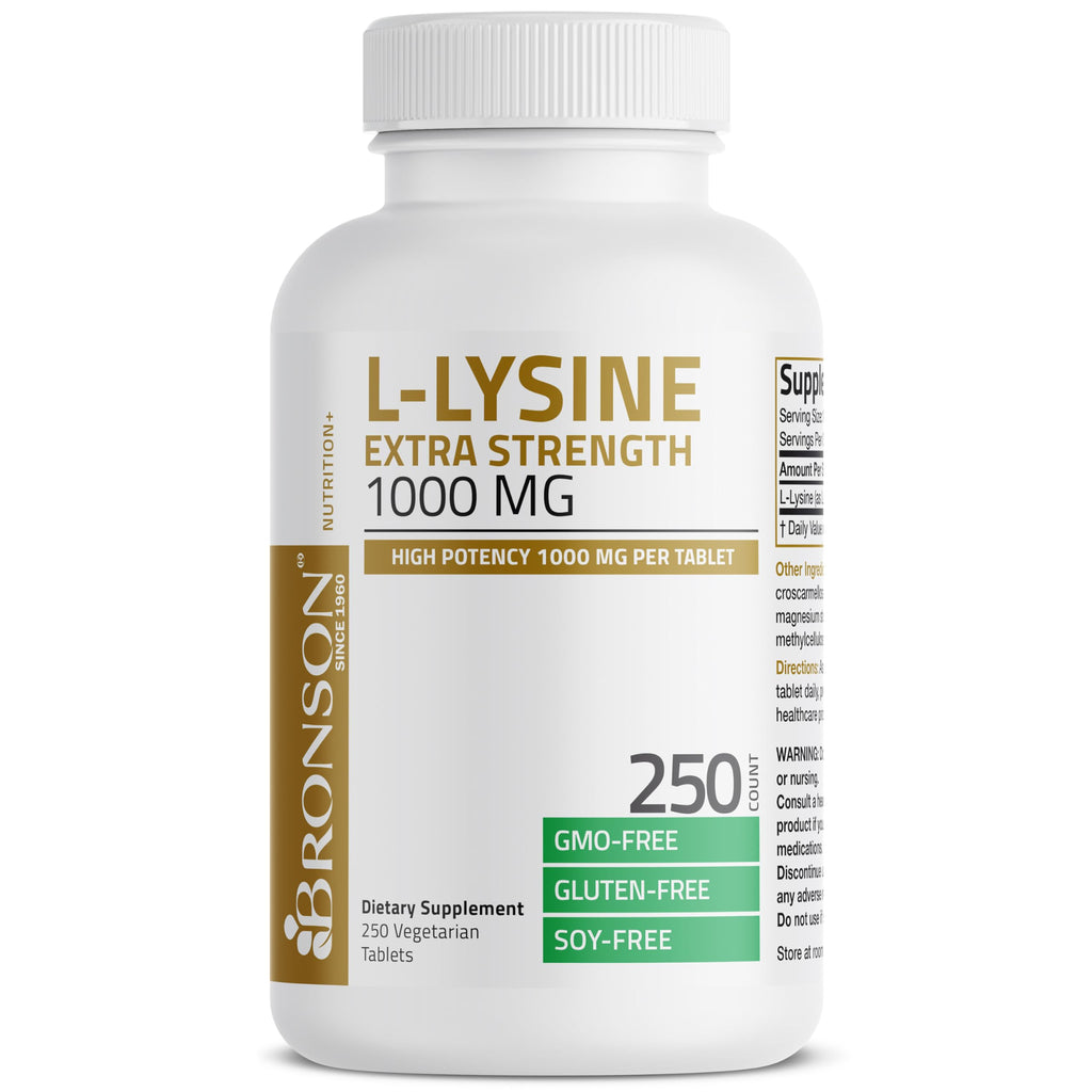 Bronson L-Lysine Extra Strength 1000 mg