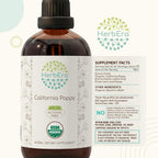 HerbEra USDA Organic California Poppy Liquid Extract - 4 fl oz - image 5