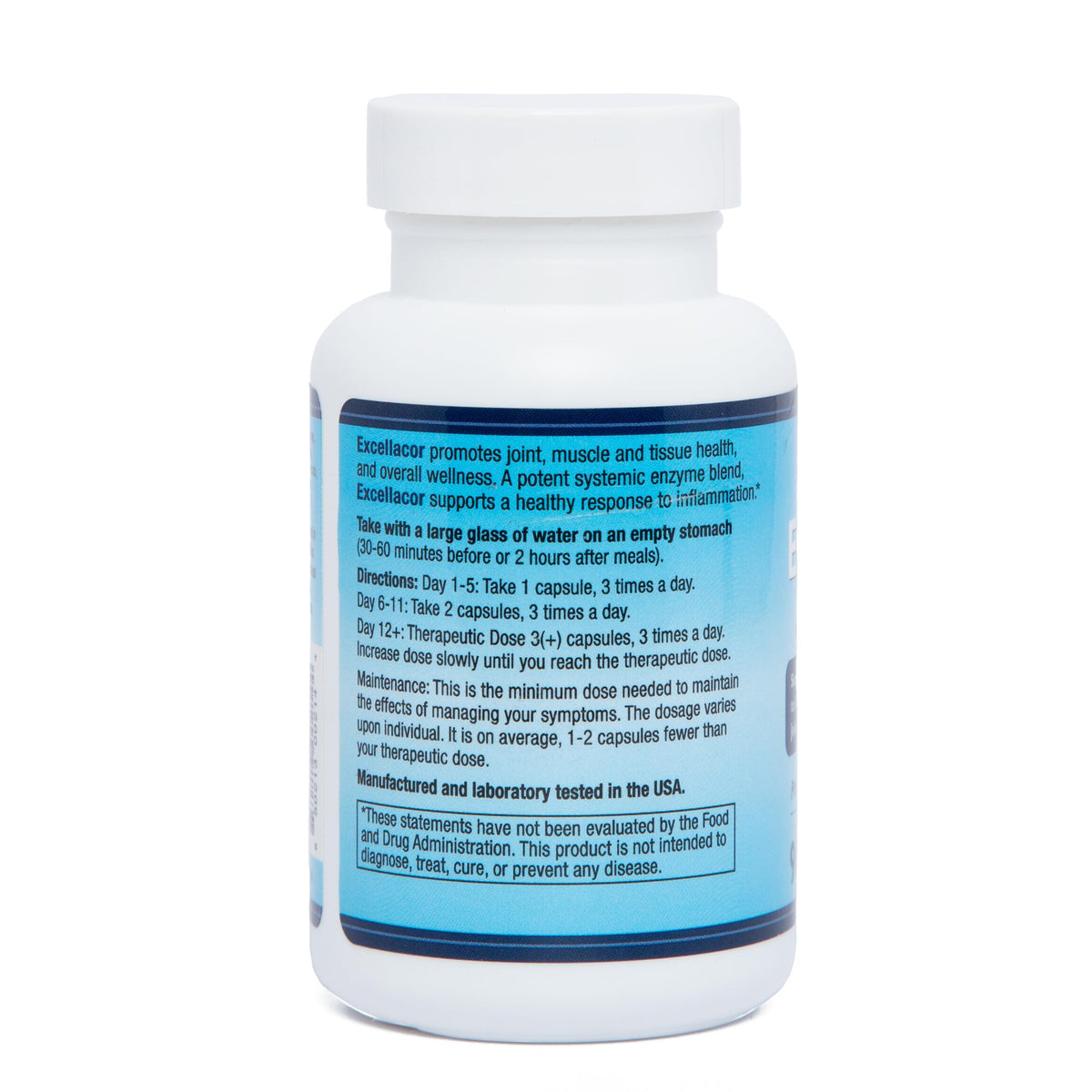 AST Enzymes Excellacor-90 Systemic Enzyme Supplement - 90 Vegetarian Capsules - image 2