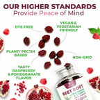 Nature's Nutrition Beet Root Gummies for Energy & Heart Health - 60 Gummies - image 7
