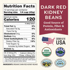 Doudlah Farms Organic Dark Red Kidney Beans - 1 lb - image 2