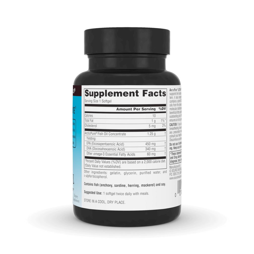 Source Naturals ArcticPure Ultra Potency 850 mg Omega-3 Fish Oil