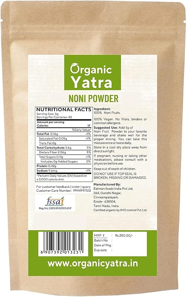 Generic Senta Noni Fruit Powder Vitamin C Supplement - 200g - image 2