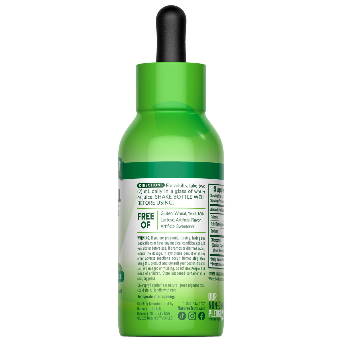 Nature's Truth Liquid Chlorophyll Drops 50 mg - 2 fl oz - image 7