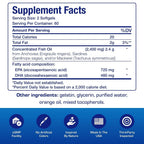 Anabolic Laboratories Clinical Omega-3 Fish Oil 1200mg - 120 Softgels - image 4