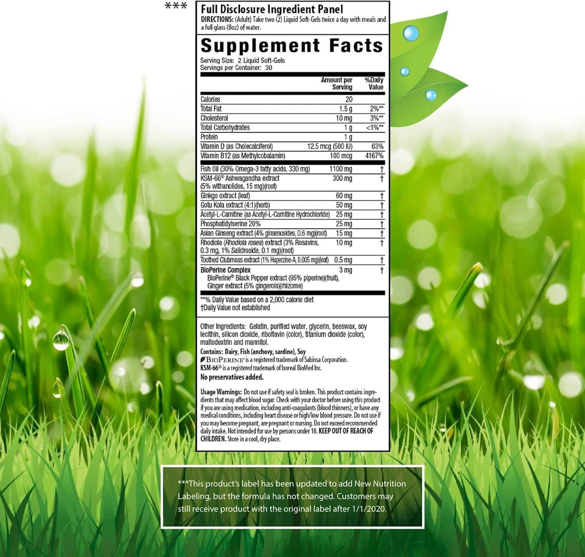 Irwin Naturals Mental Clarity Information Retention - 60 Softgels - image 2