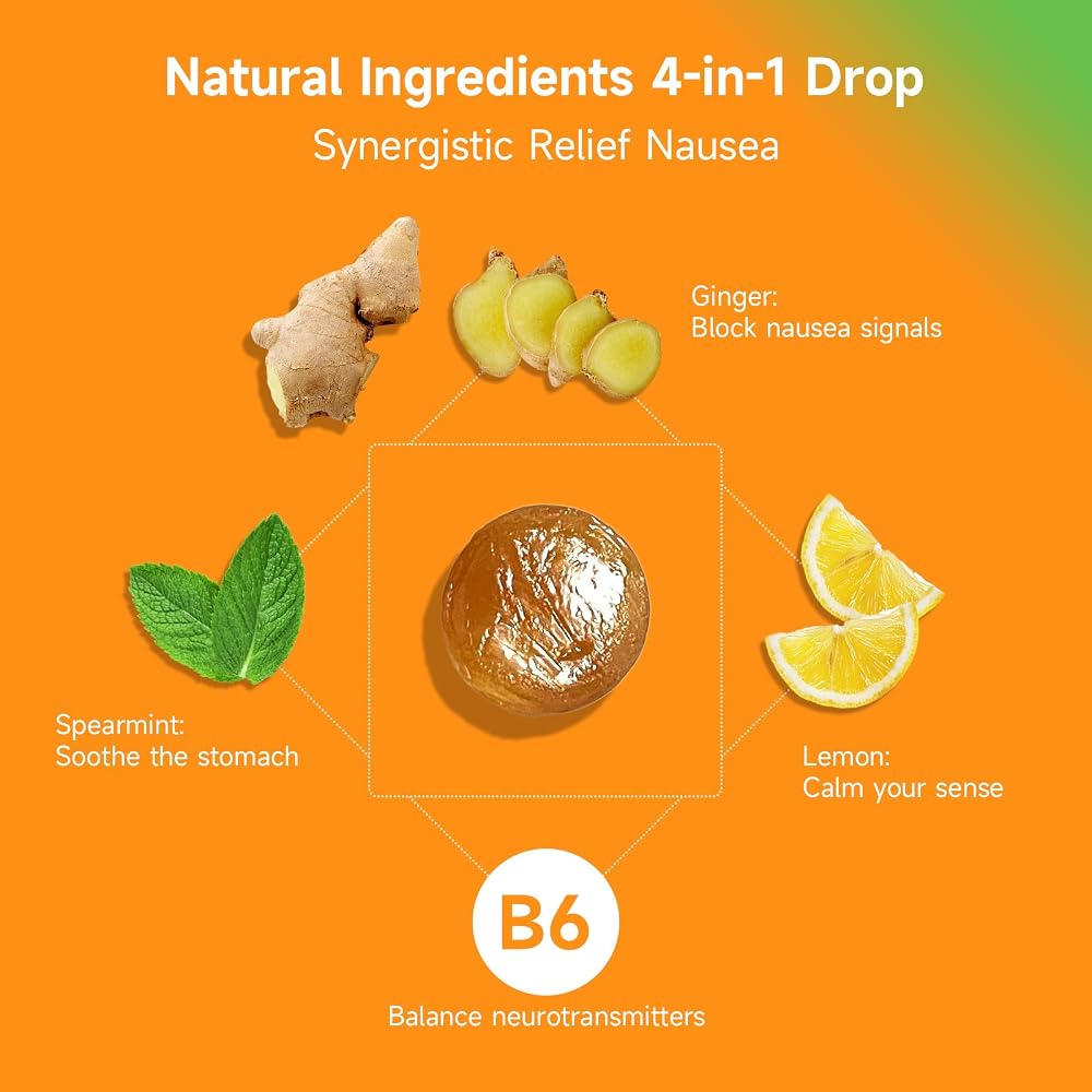 Temimar Ginger Candy for Nausea Relief