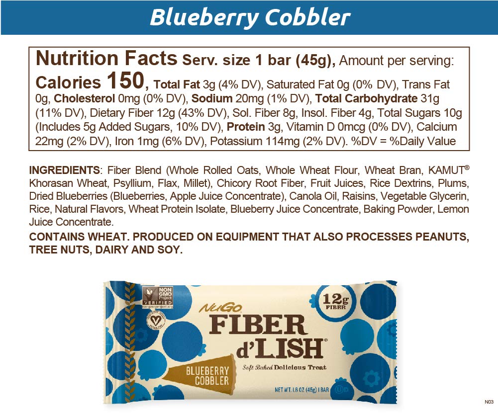 NuGo Fiber D'Lish Variation