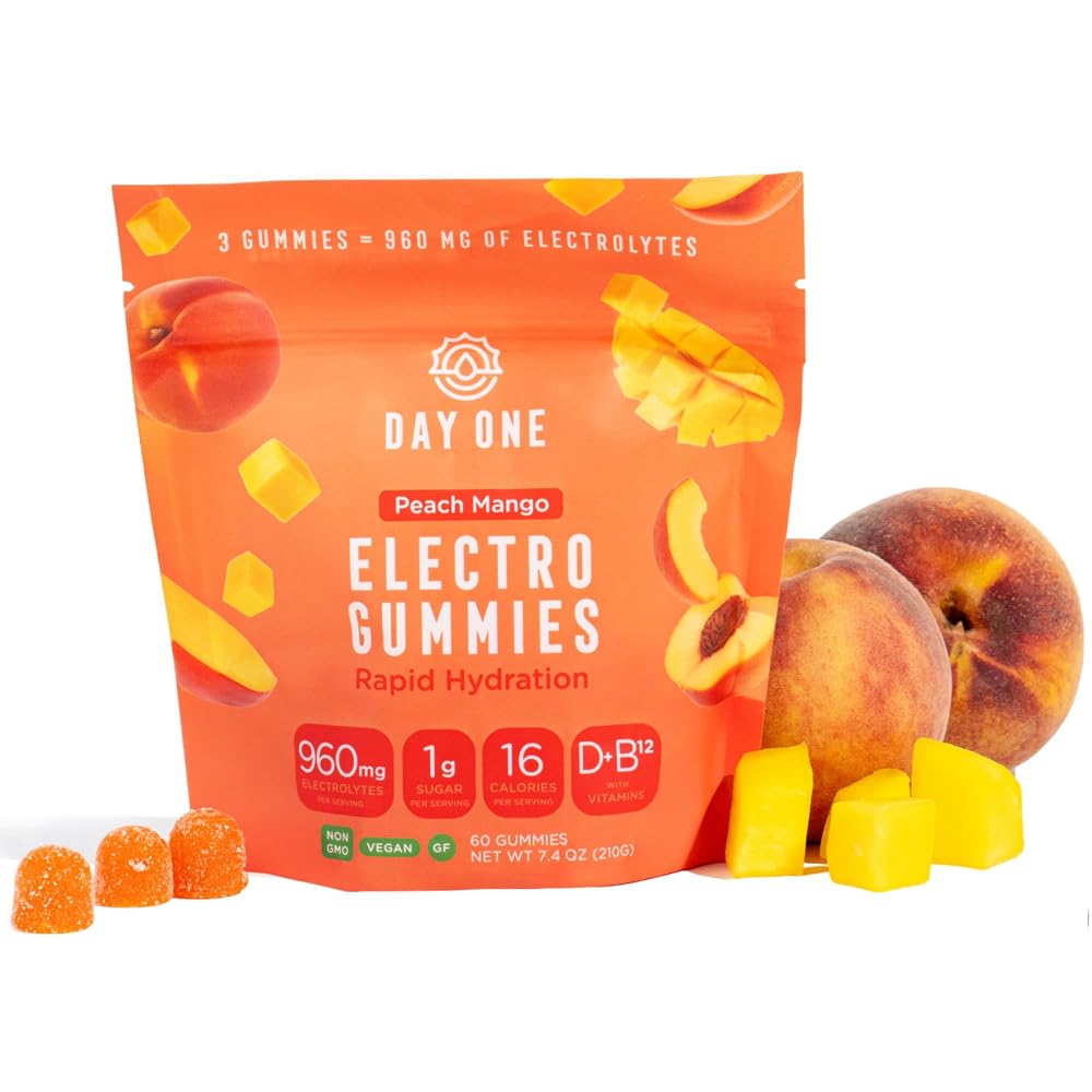 Day One Electrogummies - Electrolyte Gummies with 600mg of 6