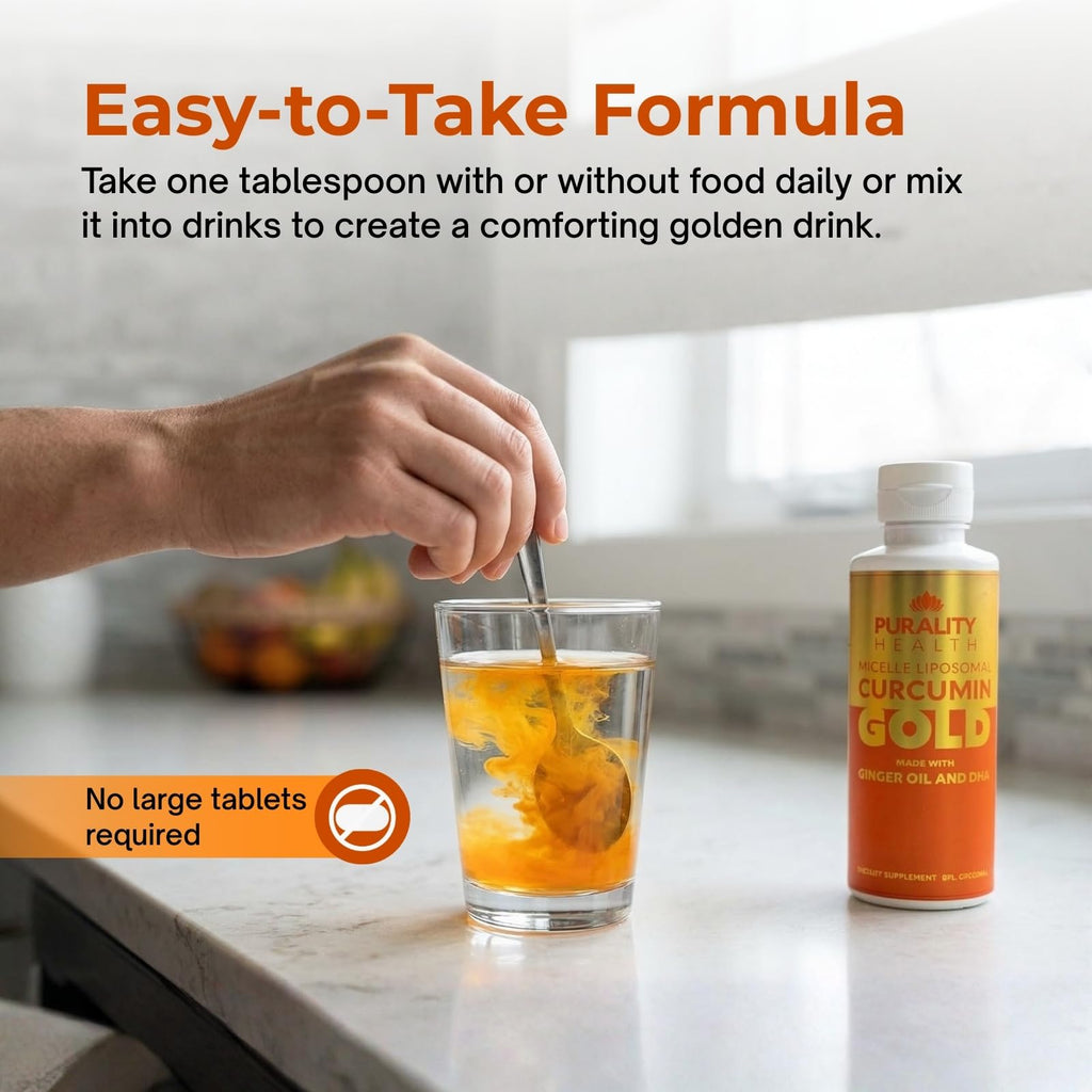 PURALITY HEALTH Liposomal Curcumin Gold Liquid - 8 Fl oz - image 5