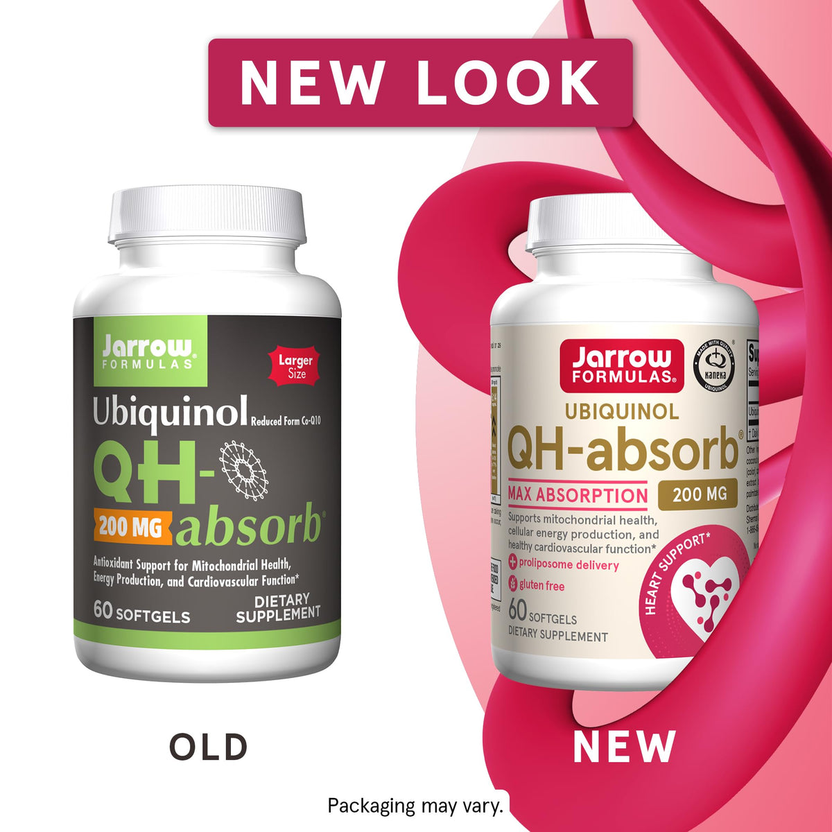 Jarrow Formulas QH-Absorb Co-Q10 200 mg - 60 Softgels - image 2